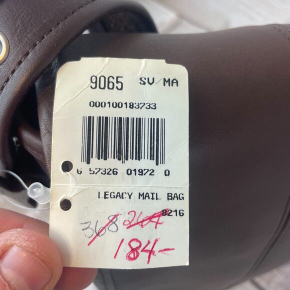 Coach Legacy Leather Mail Messenger Bag 9065 Dark Brown Leather - Picture 10 of 12